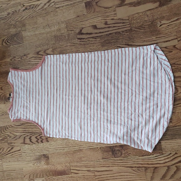 (XS) Roxy Striped Lightweight Casual Tunic Top Beachwear Bohemian Cottagecore - Picture 8 of 8